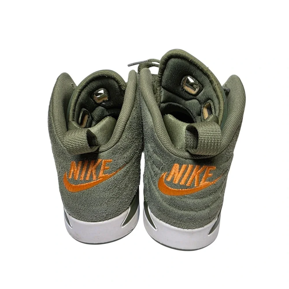 Nike Air Jordan 6 Retro GS Olive Green Orange Suede Kids Youth 3Y Sneakers SB0‎